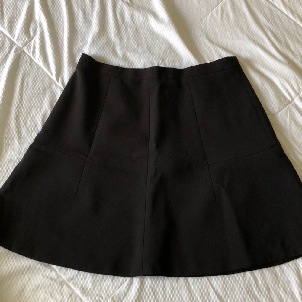 Flare black skirt